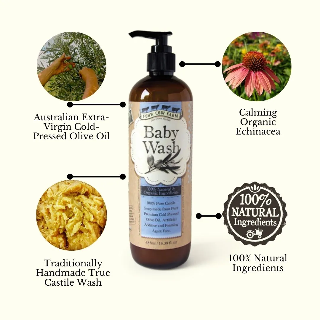 100% Natural Baby Wash 485ml