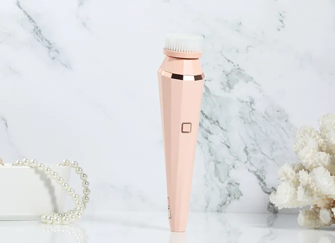 4 in 1 USB Rechargeable Electric Facial Cleansing Brush Soft Skin Care