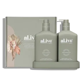 al.ive Body Green Pepper & Lotus Wash & Lotion Duo