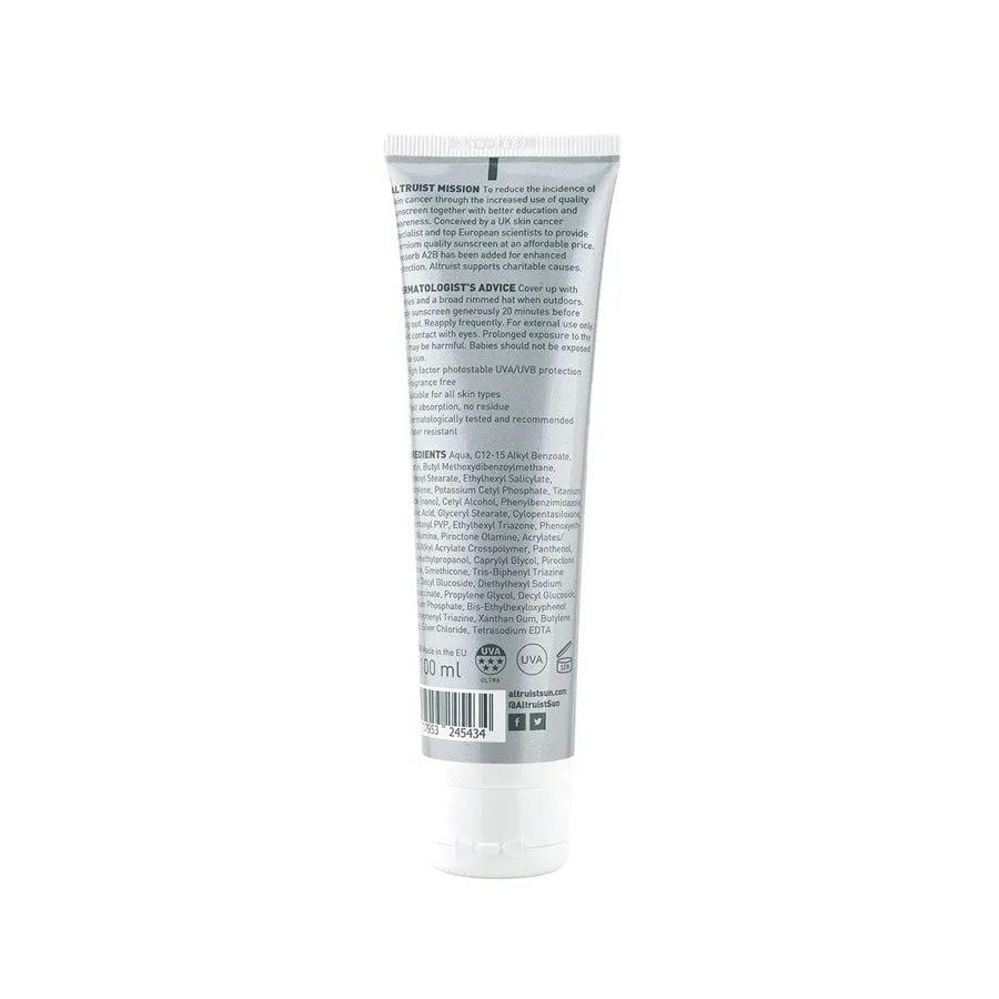 ALTRUIST Sunscreen SPF50 100ml