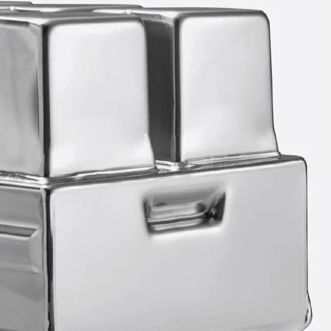 Ataforma Mold Gelo Cubo 70ml 2.4 oz 16 cavities