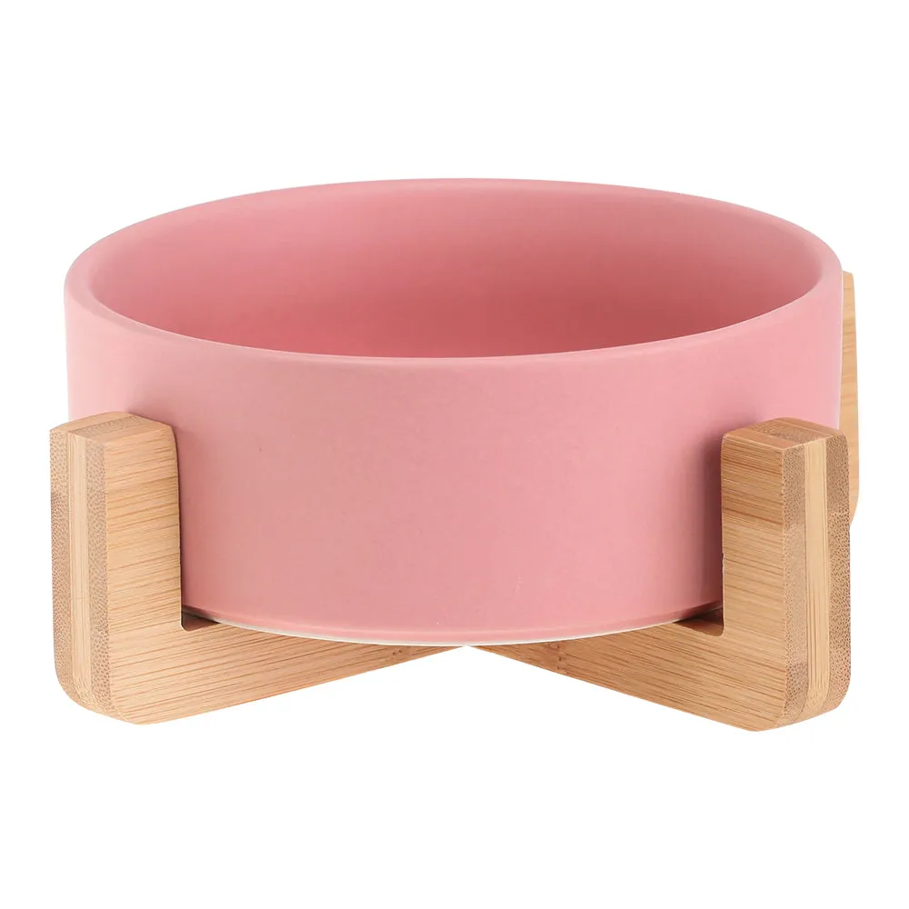 Cat Bowl Double Bowl Ceramic Dog Bowl Cat Food Bowl Pet Food Bowl