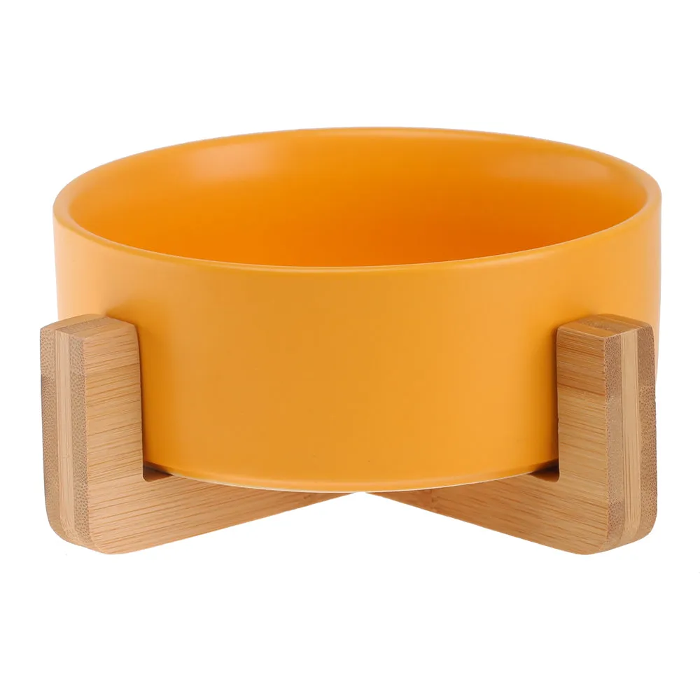 Cat Bowl Double Bowl Ceramic Dog Bowl Cat Food Bowl Pet Food Bowl