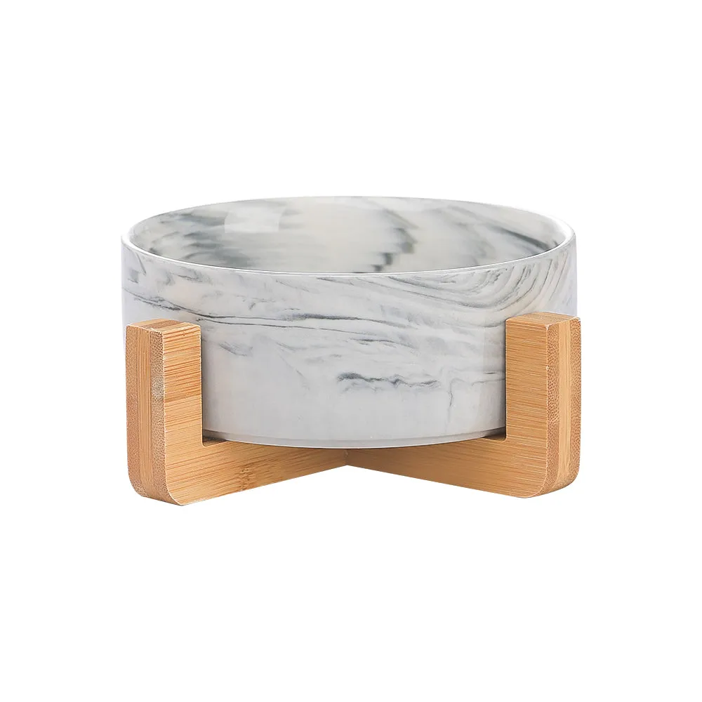 Cat Bowl Double Bowl Ceramic Dog Bowl Cat Food Bowl Pet Food Bowl