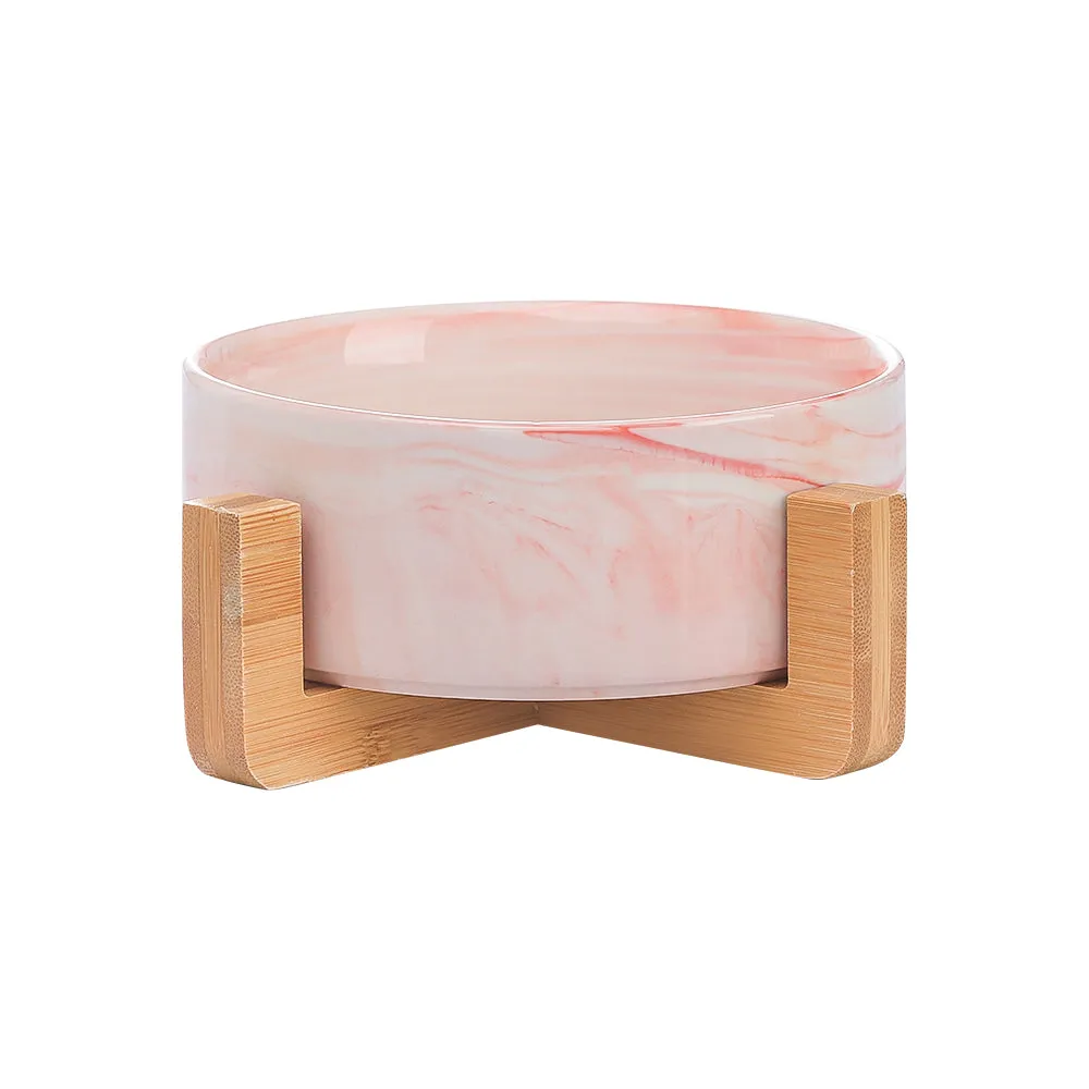 Cat Bowl Double Bowl Ceramic Dog Bowl Cat Food Bowl Pet Food Bowl