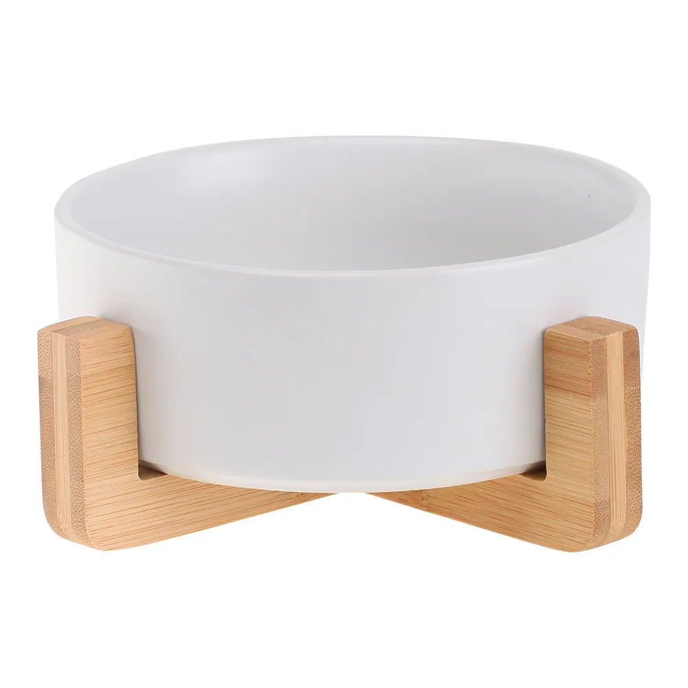 Cat Bowl Double Bowl Ceramic Dog Bowl Cat Food Bowl Pet Food Bowl