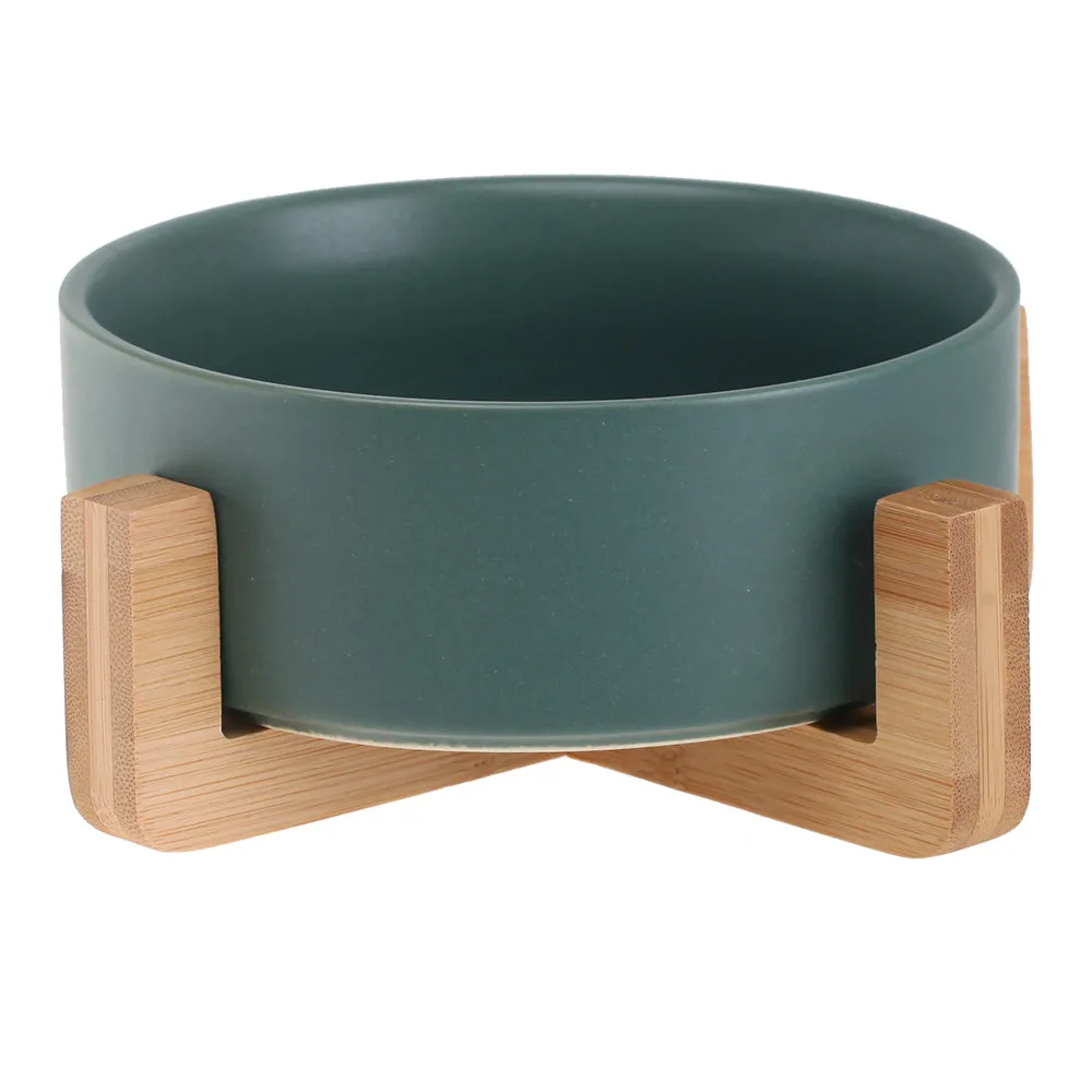 Cat Bowl Double Bowl Ceramic Dog Bowl Cat Food Bowl Pet Food Bowl