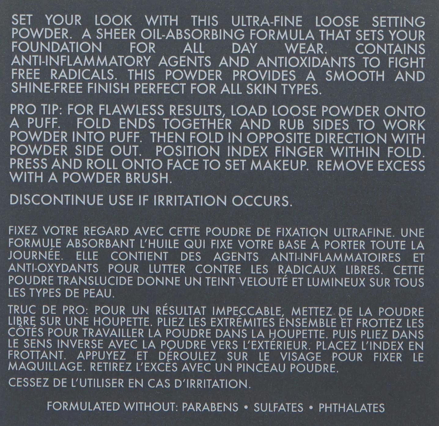 CINEMA SECRETS Pro Cosmetics Ultralucent Loose Setting Powder, Beige