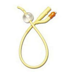 Coude 2-Way Silicone-Elastomer Coated Foley Catheter 16 Fr 10 cc