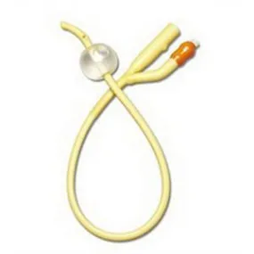 Coude 2-Way Silicone-Elastomer Coated Foley Catheter 18 Fr 10 cc