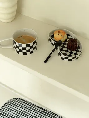 Design Retro Checkerboard Tray Cake Tray