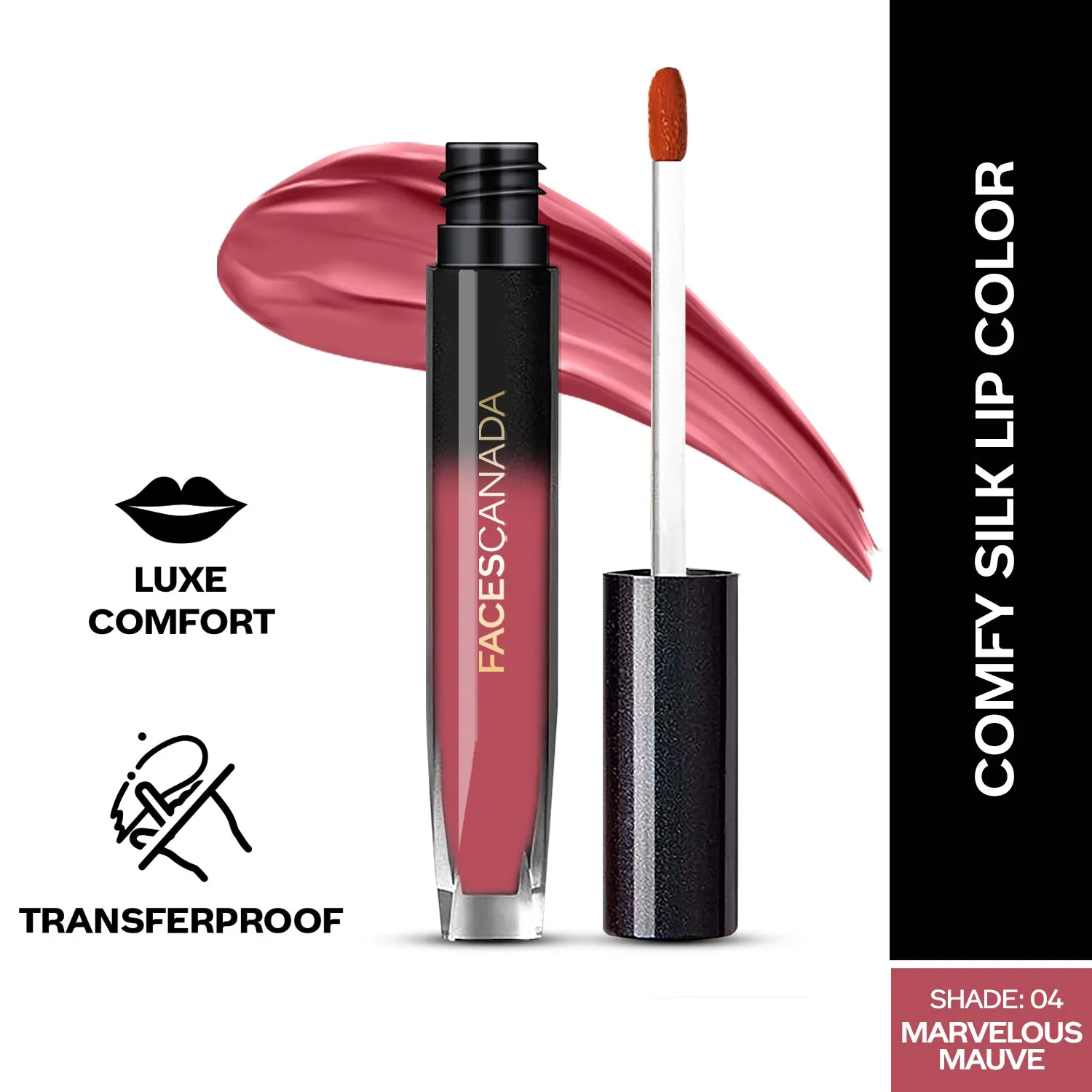 FC Comfy Silk Liquid Lip Color- Marvelous Mauve 04