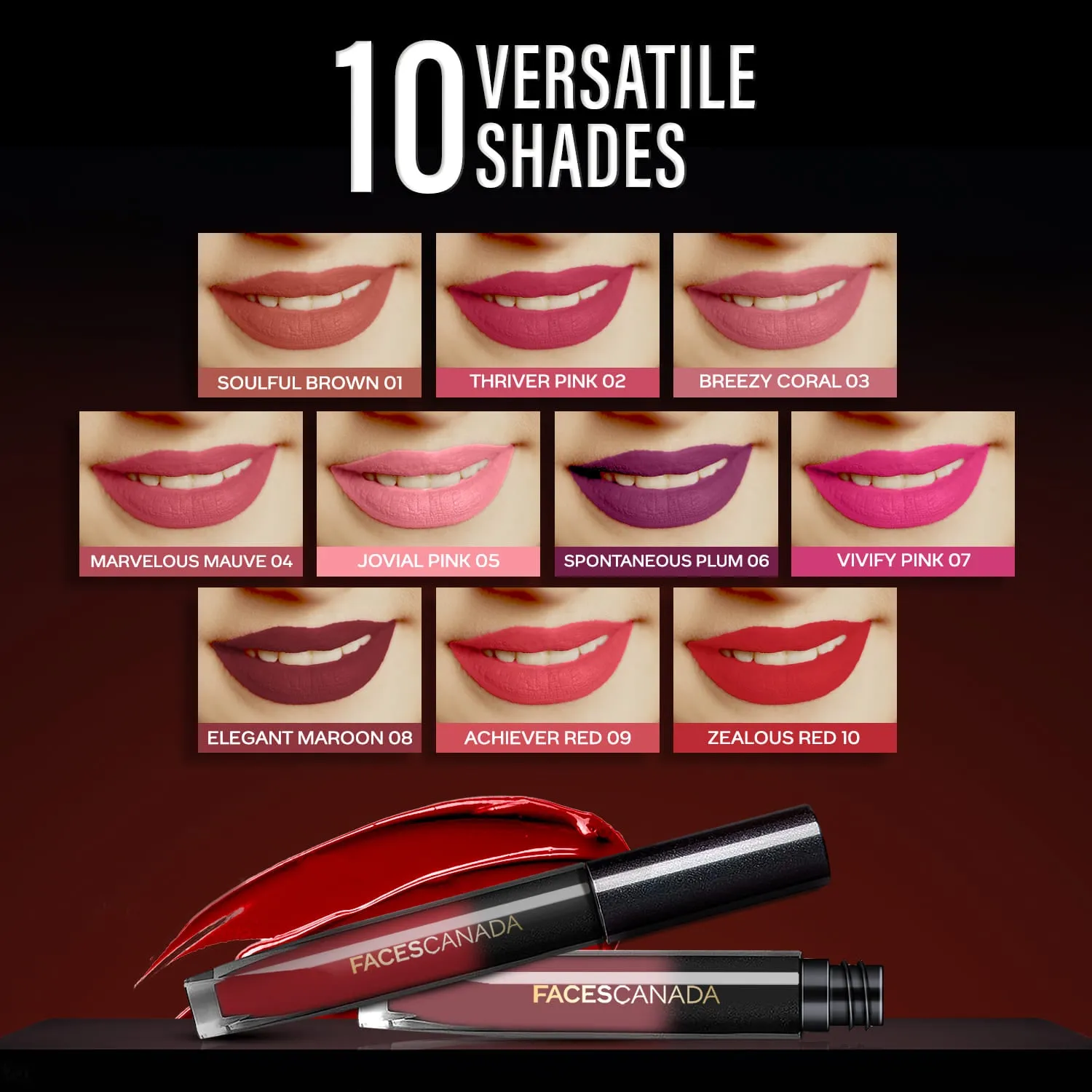 FC Comfy Silk Liquid Lip Color- Marvelous Mauve 04