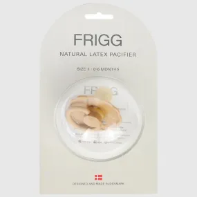Frigg Natural Latex Pacifier 0-6 Months (Cappuccino Pack)