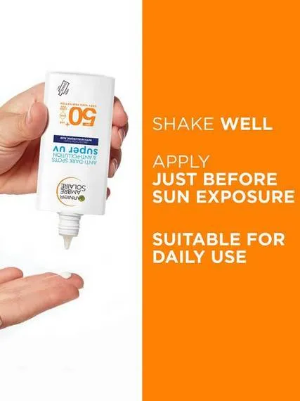 Garnier Ambre Solaire Anti-Dark Spots & Anti-Pollution Super UV Protection Fluid 40ml