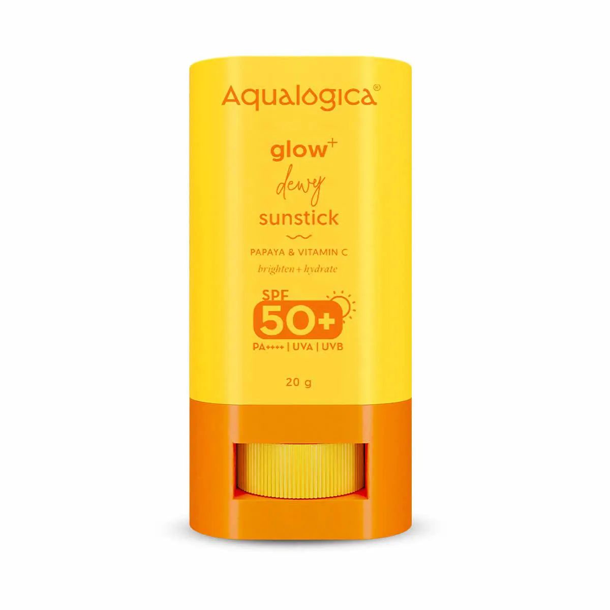 Glow  Dewy Sunstick with SPF 50  & PA     for Easy Reapplication & No White Cast - 20g
