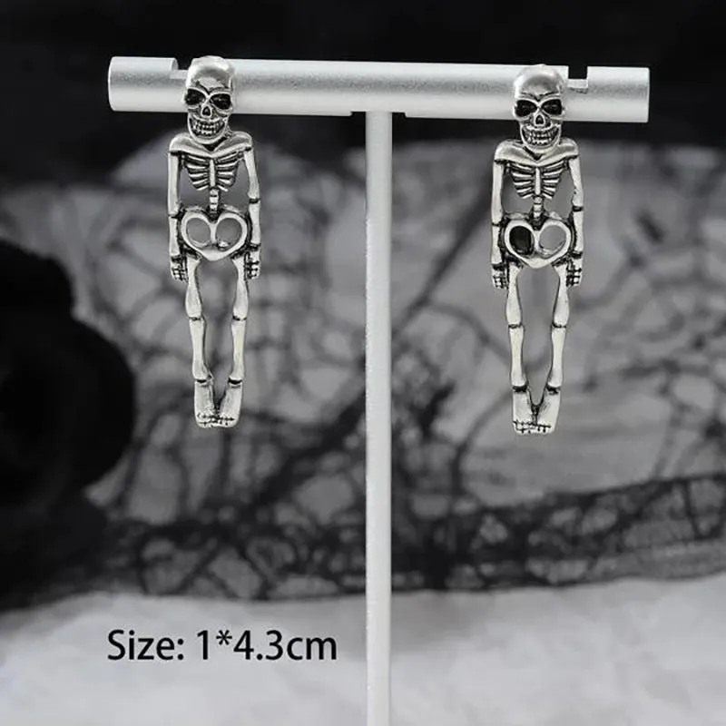 Halloween Skull Stud Earrings