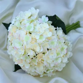 Hydrangea Bouquet Artificial Silk Flowers - Blush