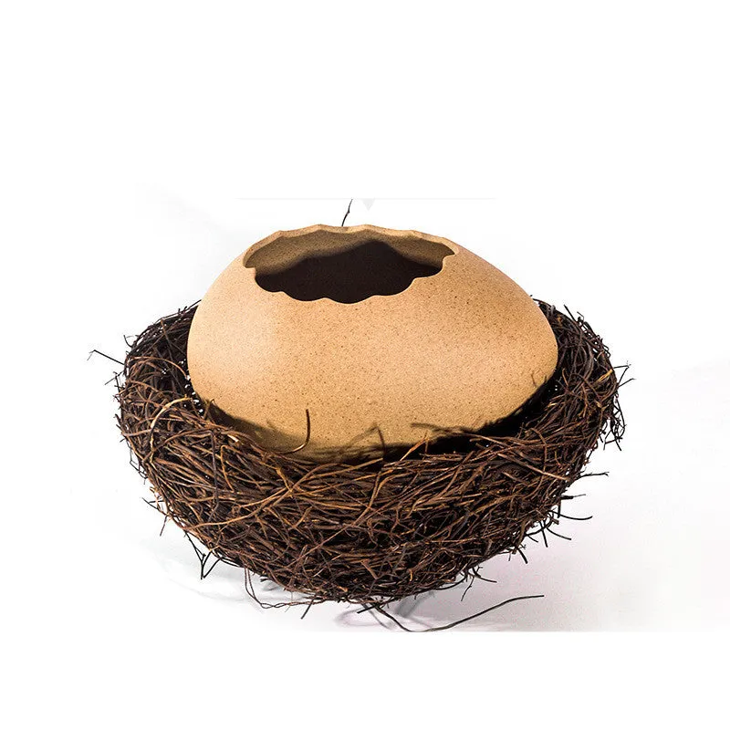 Ice Cream Bowl Egg Ostrich Eggshell Bowl