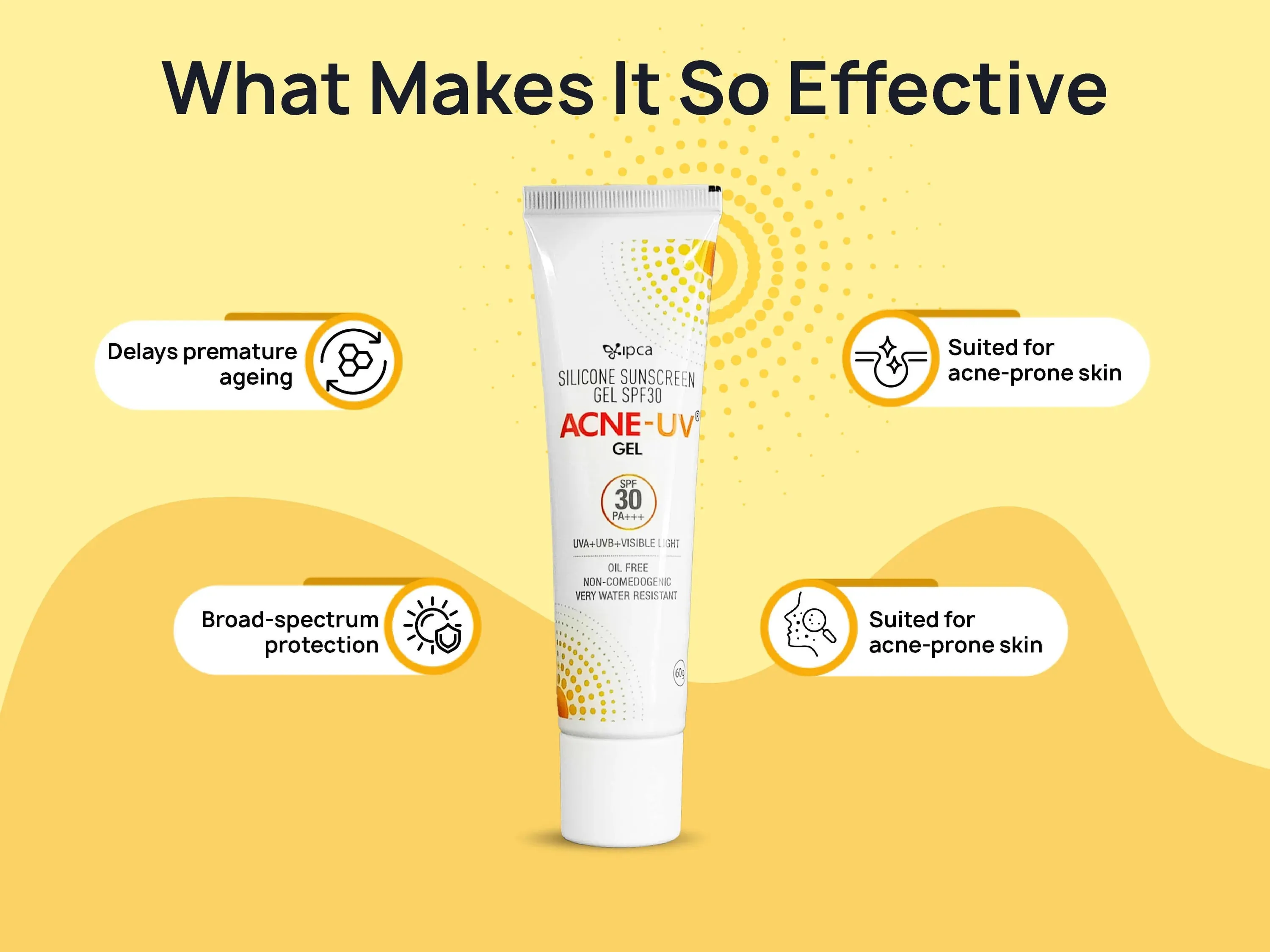 IPCA Acne-UV Gel Sunscreen SPF 30/PA   