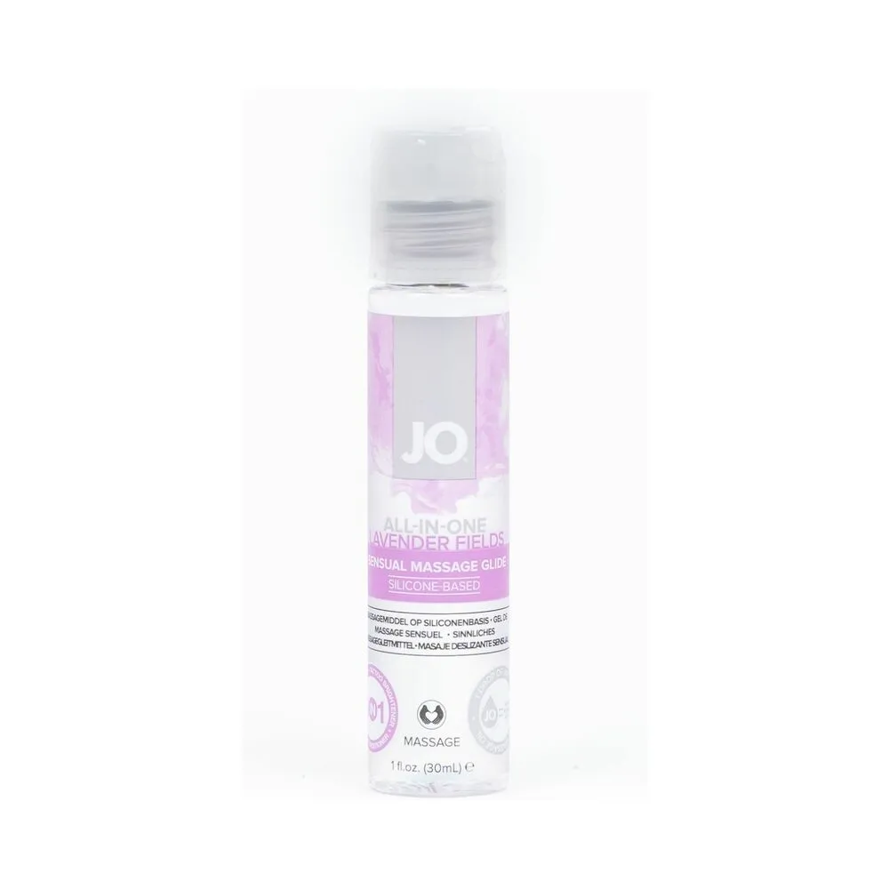 JO All-In-One Sensual Massage Glide Lavender 1 oz.