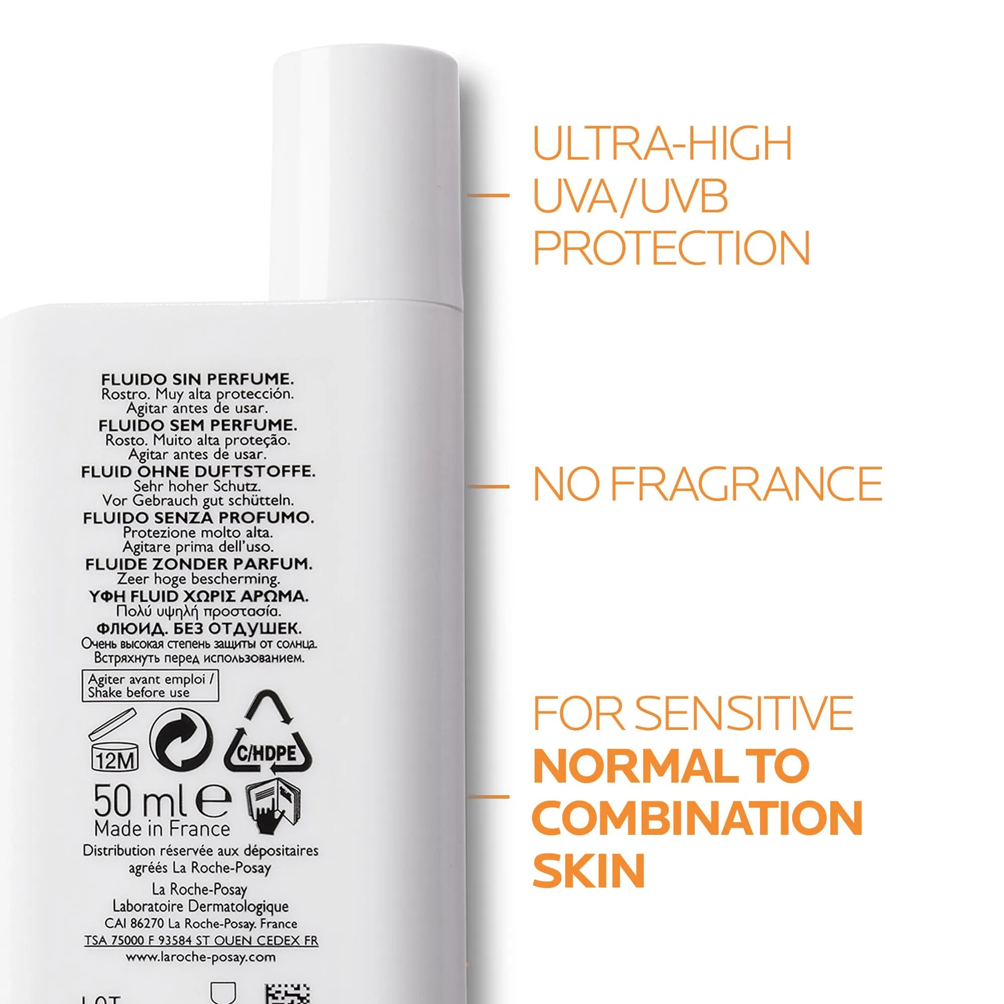 La Roche-Posay Anthelios UVmune SPF50  Invisible Fluid 50ml