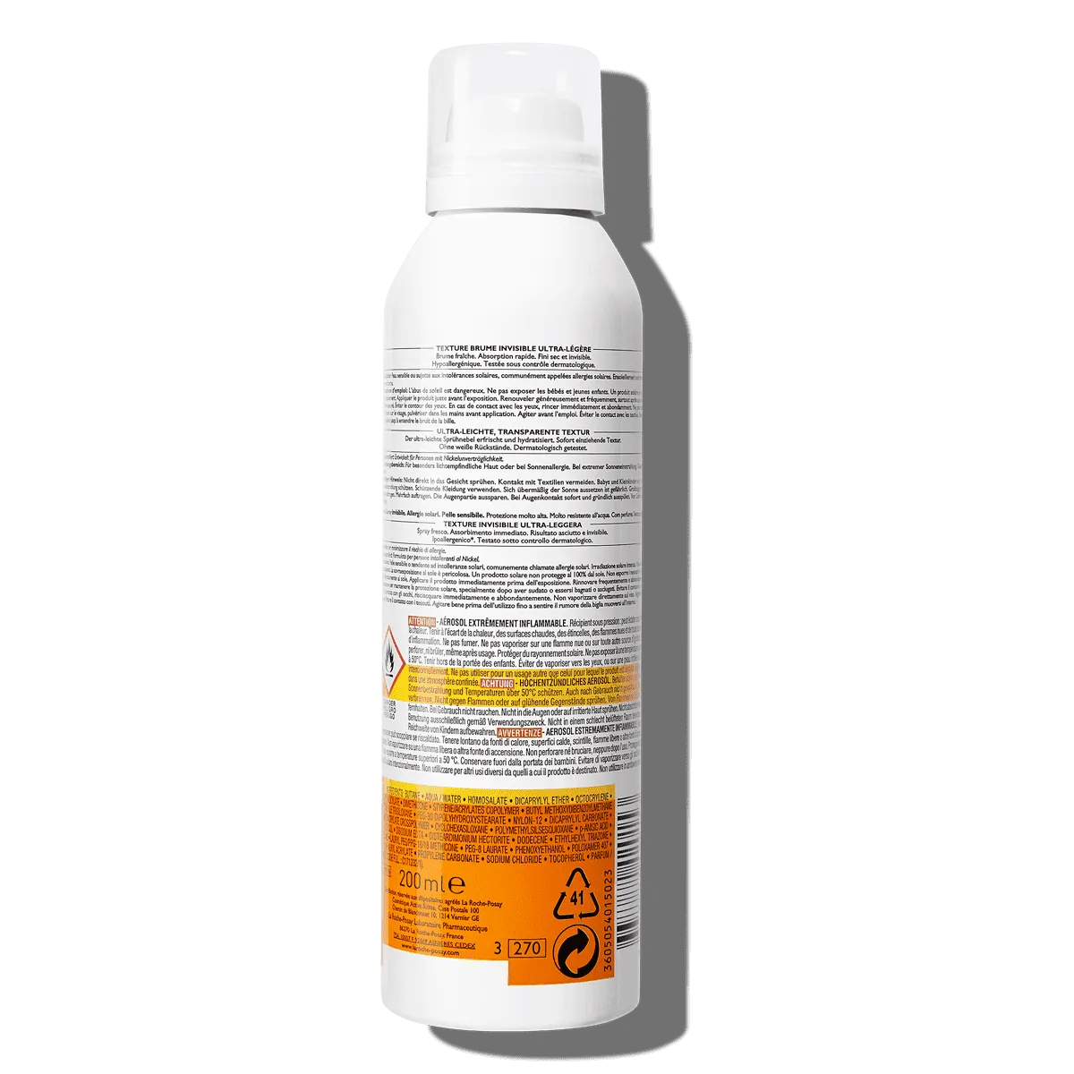 La Roche-Posay ANTHELIOS XL ULTRA-LIGHT BODY MIST SPF50  / UVA-PF 25