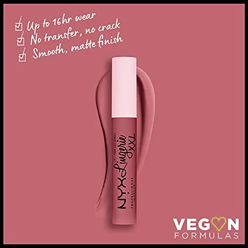 NYX PROFESSIONAL MAKEUP Lip Lingerie XXL Matte Liquid Lipstick - Flaunt It (Dusty Pink)