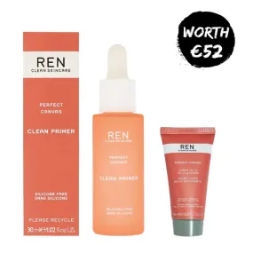 REN Perfect Canvas Clean Primer   FREE Jelly Oil Cleanser 15ml