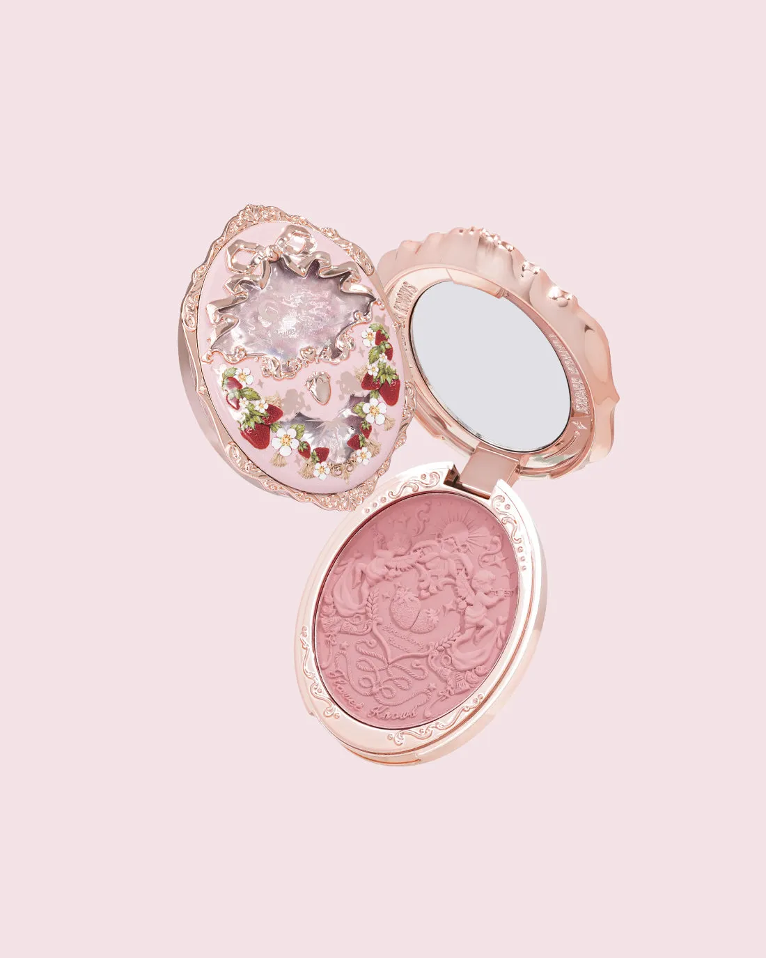 Strawberry Rococo Embossed Blush