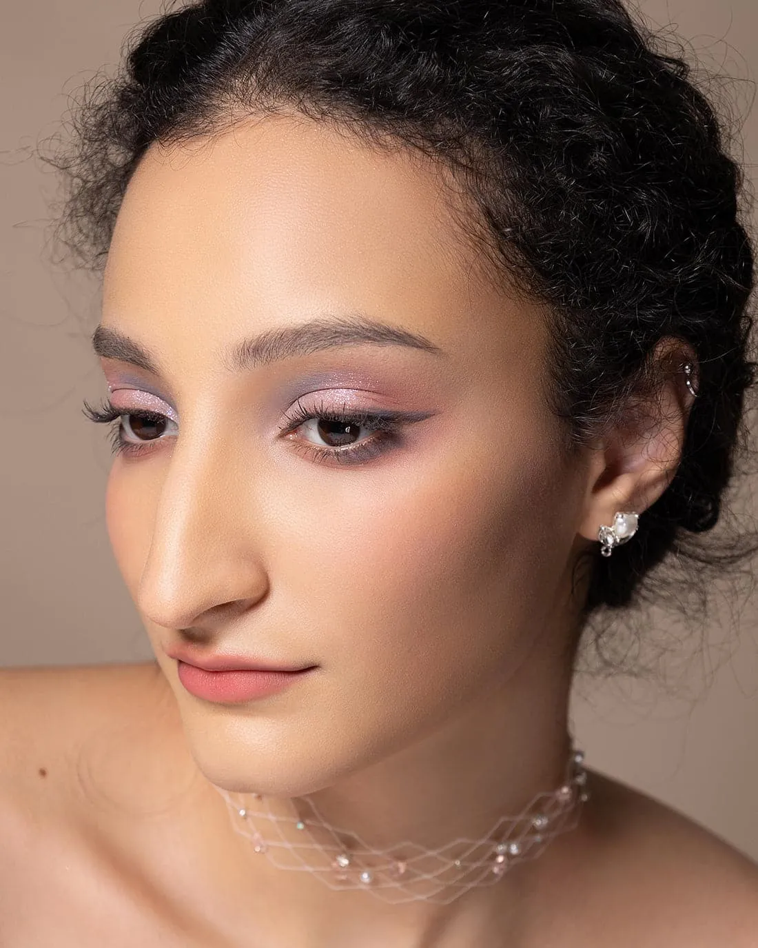 Strawberry Rococo Embossed Blush