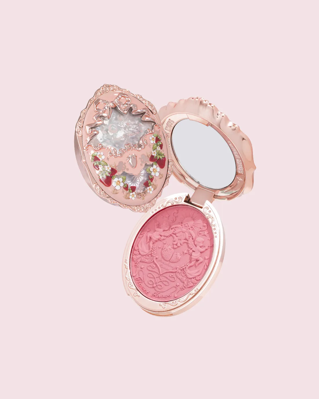Strawberry Rococo Embossed Blush