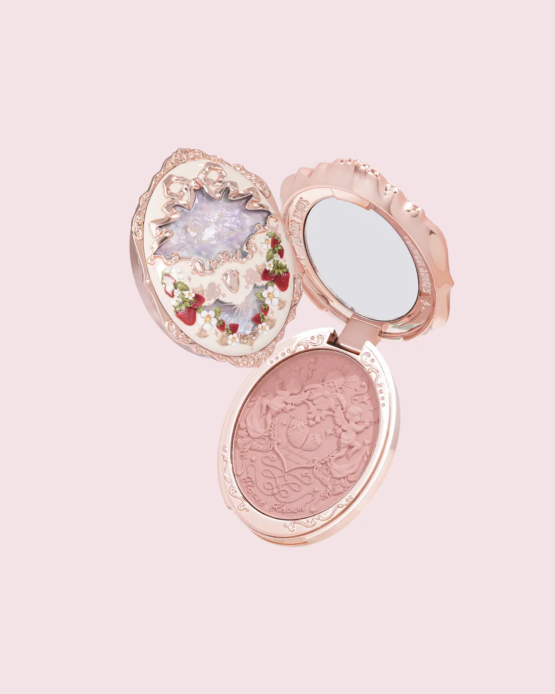Strawberry Rococo Embossed Blush