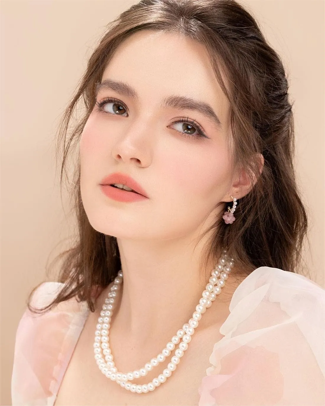 Strawberry Rococo Embossed Blush