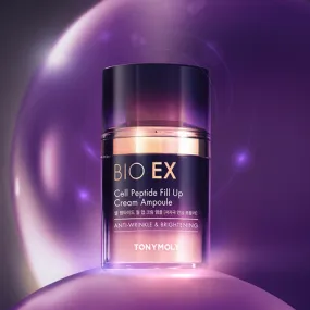 TONYMOLY Bio EX Cell Peptide Fill-up Cream Ampoule 50ml with Refill 30ml